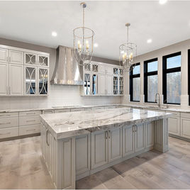 The Wellington kitchen is crafted with a maple wood and a sterling finish. Call 586-247-1140 or visit our showrooms in Shelby Township & West Bloomfield to find out more information. 